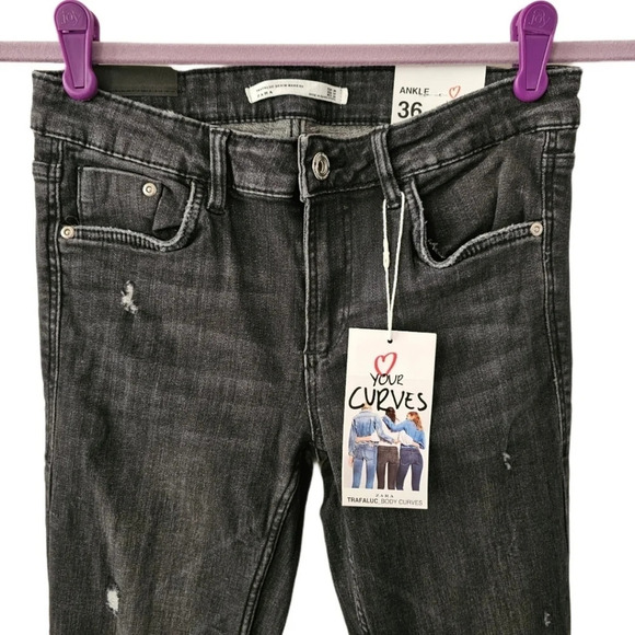 Zara Trafaluc Ankle Skinny Jeans NWT - Picture 2 of 6